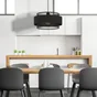 Suspension 1x e27 métal noir INSPIRE OTTOMANE D.40 cm