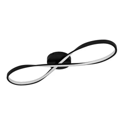 Plafonnier led 2640LM métal noir diam. 70 cm ESME INSPIRE