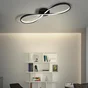Plafonnier led 2640LM métal noir diam. 70 cm ESME INSPIRE
