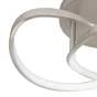 Plafonnier led 2640LM métal nickel diam. 35 cm ESME INSPIRE