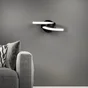 Applique led ESME 1050LM 4000K L. 27 cm métal noir INSPIRE