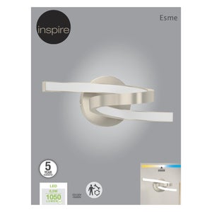 Applique led ESME 1050LM 4000K L. 27 cm métal blanc INSPIRE