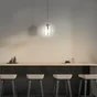 Suspension PARADOXE E27 diam. 15 cm verre fumé noir INSPIRE