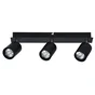 Rampe 3 spots salle de bain Mati GU10, noir INSPIRE