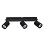 Rampe 3 spots salle de bain Mati GU10, noir INSPIRE