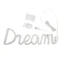 Lampe, essentiel, plastique blanc, INSPIRE Néon Dream, USB + batterie