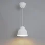 Suspension MELGA diam. 18.5cm E27 métal blanc mat