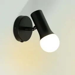 Applique HOKI E27 métal noir mat INSPIRE