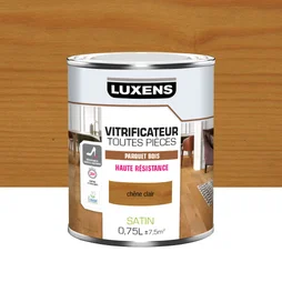 Vitrificateur parquet Haute resistance LUXENS, chaine clair satine, 0.75 l