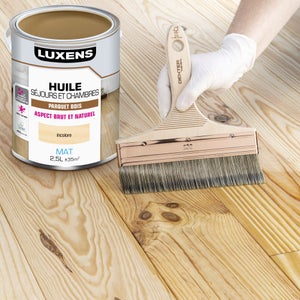 Huile parquet Sejours et chambres LUXENS incolore mat 2.5 l