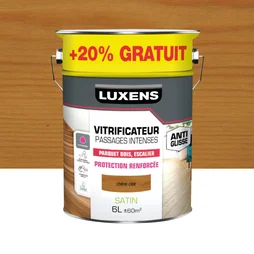 Vitrificateur parquet Passages intenses LUXENS, chaine clair satine, 6 l
