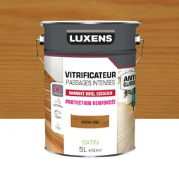 Vitrificateur parquet Passages intenses LUXENS, chene clair satine, 5 l
