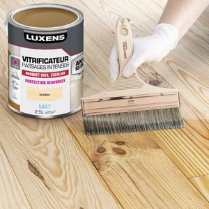 Vitrificateur parquet Passages intenses LUXENS, incolore satine, 5 l