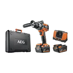 Perceuse à percussion sans fil AEG, 18 V 4 Ah, 2 batteries BSB18C2BLLI402C