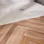 Siphon extra-plat, WEDI, sortie horizontale, écoulement point, DN40