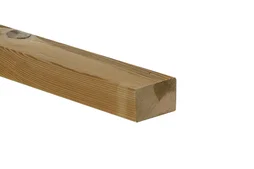 Lambourde en pin vert, L.3.9 m x l.7 cm x Ep.4.5 mm