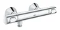 Mitigeur thermostatique douche chromé brillant, GROHE Precision flow