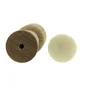 Lot de 2 butées de porte à fixer au mur ALPERTEC, bois brut hêtre L.7 cm x l.2.7 cm