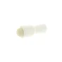Lot de 2 butées de porte à fixer au mur ALPERTEC bois blanc L.7cm x l.2.7 cm