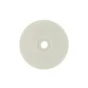 Lot de 4 butées de porte à fixer au sol ALPERTEC caoutchouc blanc D.4 cm x H. 2.5 cm 