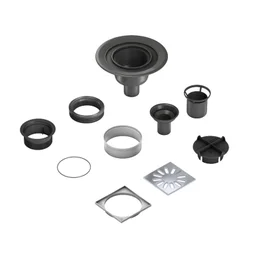 Siphon vertical grille, Diam.50 mm, WEDI