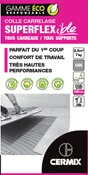 Mortier colle carrelage, poudre, superflexible CERMIX gris 15kg