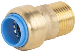 Raccord droit male 12 x 17 mm diam. 16 mm