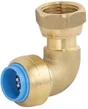 Raccord coude ecrou libre femelle 12 x 17 mm diam. 14 mm