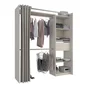 Kit dressing avec rideau New star topenga H.200 x l.122,8/177,2 x P.49.9 cm