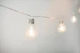Guirlande solaire et rechargeable 10 ampoules blanc chaud 350 lm Stella 8 m