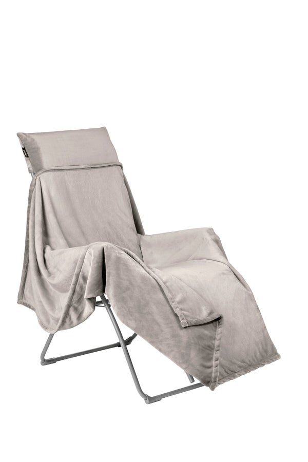 Plaid relax flocon LAFUMA MOBILIER, l.180 x H.150 cm, beige inuit