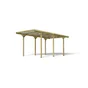 Carport bois 1 voiture, 14.2 m2