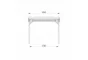 Carport bois 1 voiture, 14.2 m2
