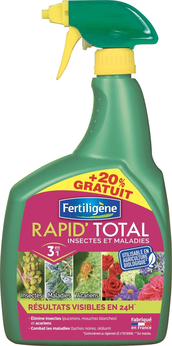 Traitement des maladies universel FERTILIGENE , pourtous végétaux, 960ml