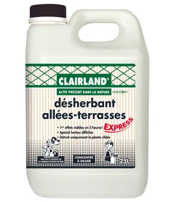 Désherbant pour allées et terrasses, CLAIRLAND, 2,5 litres