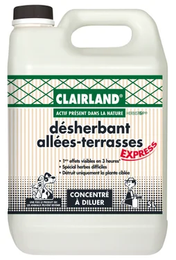 Désherbant pour allées et terrasses, CLAIRLAND, 5 litres