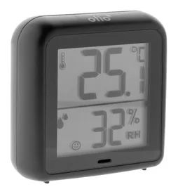 Thermomètre Hygromètre OTIO haute précision gris anthracite