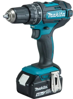 Perceuse visseuse à percussion sans fil MAKITA, 18 V 4 Ah, 2 batteries DHP482RMJ
