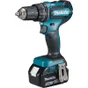 Perceuse visseuse a percussion sans fil MAKITA 18 V 4 Ah, 2 batteries DHP485RMJ