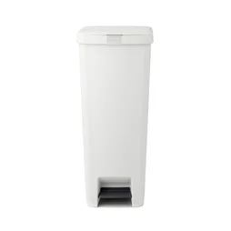 Poubelle à pédale plastique, BRABANTIA, 40 litres, gris clair
