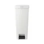 Poubelle à pédale plastique, BRABANTIA, 40 litres, gris clair