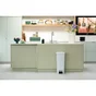 Poubelle à pédale plastique, BRABANTIA, 40 litres, gris clair