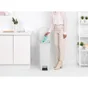 Poubelle à pédale plastique, BRABANTIA, 40 litres, gris clair