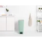 Poubelle à pédale en polypropylène, BRABANTIA,40 litres, vert jade