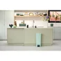 Poubelle à pédale en polypropylène, BRABANTIA,40 litres, vert jade