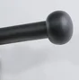 Lot de 2 embouts Atelier, noir mat, pour tringle à rideau Diam.25 mm MOBOIS