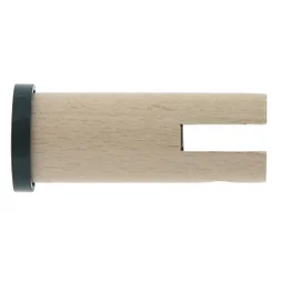 Lot de 2 embouts Atelier, chêne clair mat, Diam.28 mm