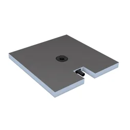Receveur de douche à carreler carré L.90 x l.90 cm, WEDI Plano