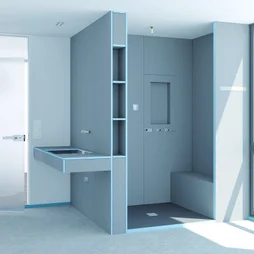 Panneau ,  H.250 cm x l.60 cm, Ep.30 mm, WEDI