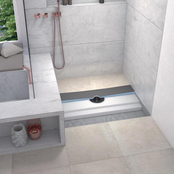 Surélévation pour receveur à carreler L.120 x l.120 cm, WEDI